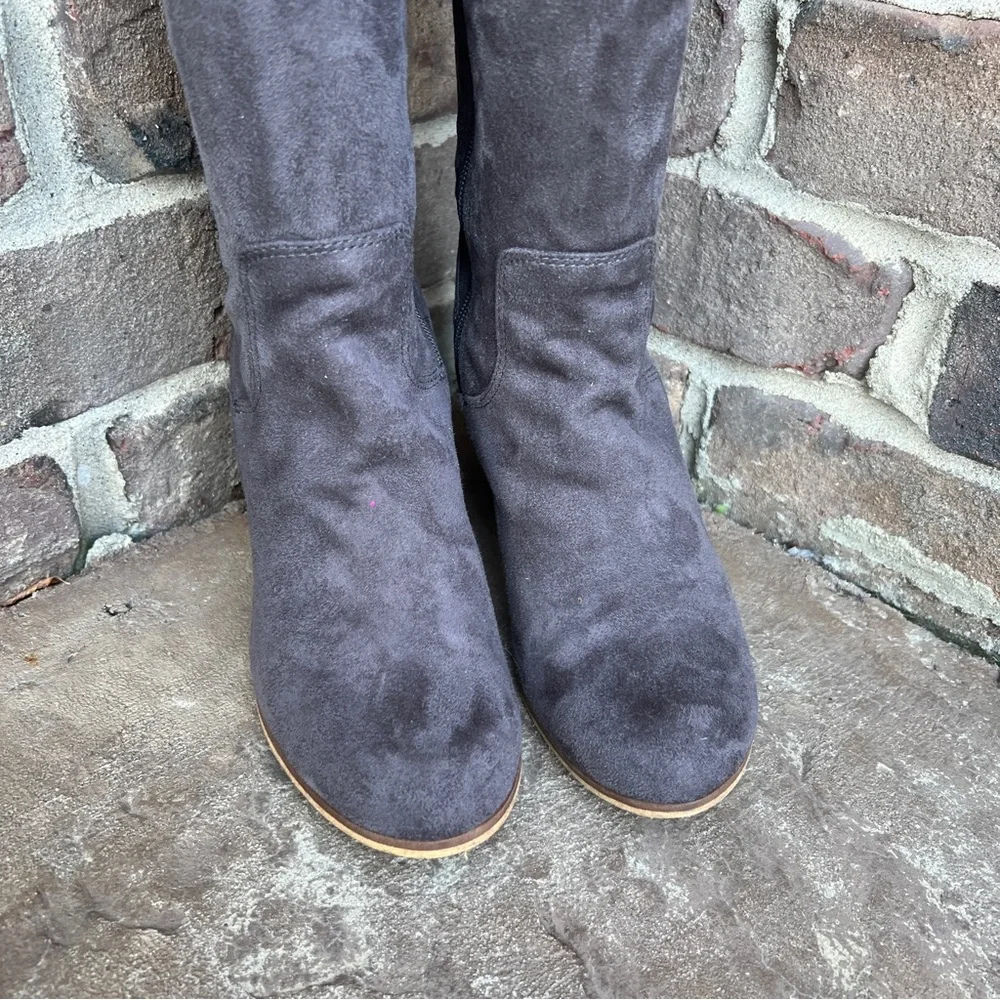 Melrose & Market Faux Suede Over The Knee Boots Sz 8